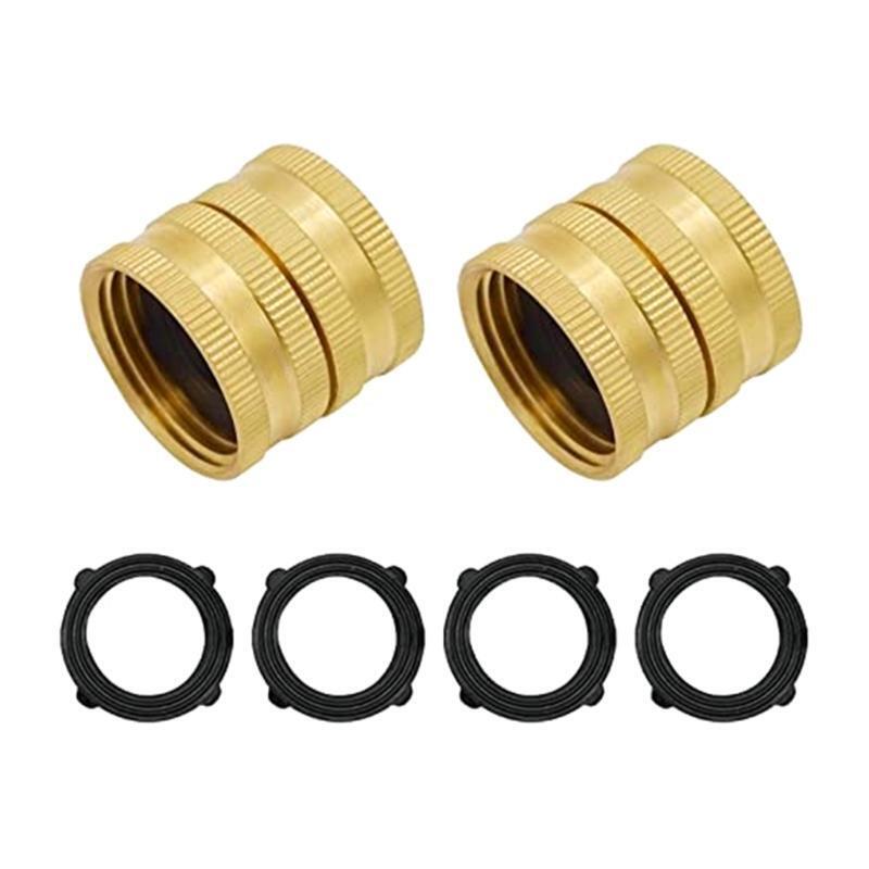 Solid Brass Garden Hose 3/4inch Garden Hose Connector Female to Female