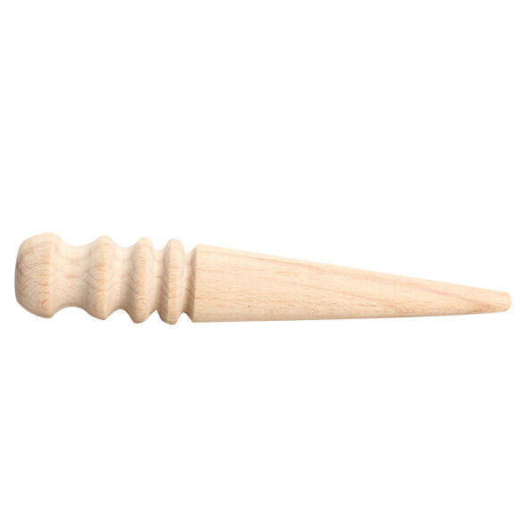 Leathercraft Round Wood Edge Slicker Multi-Size Burnisher for Leather