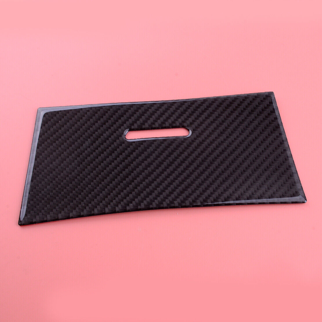 Carbon Fiber Console Storage Box Cover Trim Fit For Jeep Grand Cherokee 14-2018