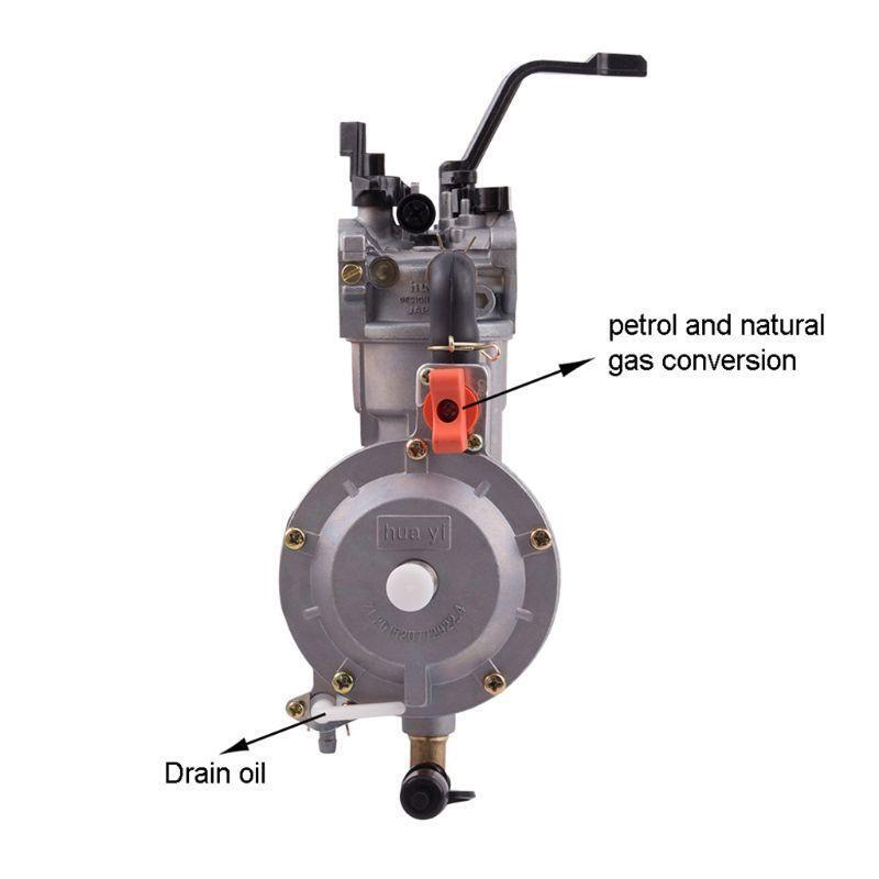 LPG 168 Carburetor dual fuel LPG NG conversion kit for 2KW 3KW 168F 170F