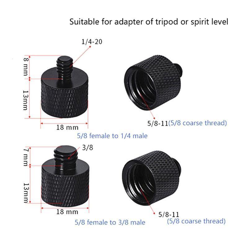 Anti-rust Microphone Stand Screw Adapter 5/8 Female to 1/4 Male Sturdy