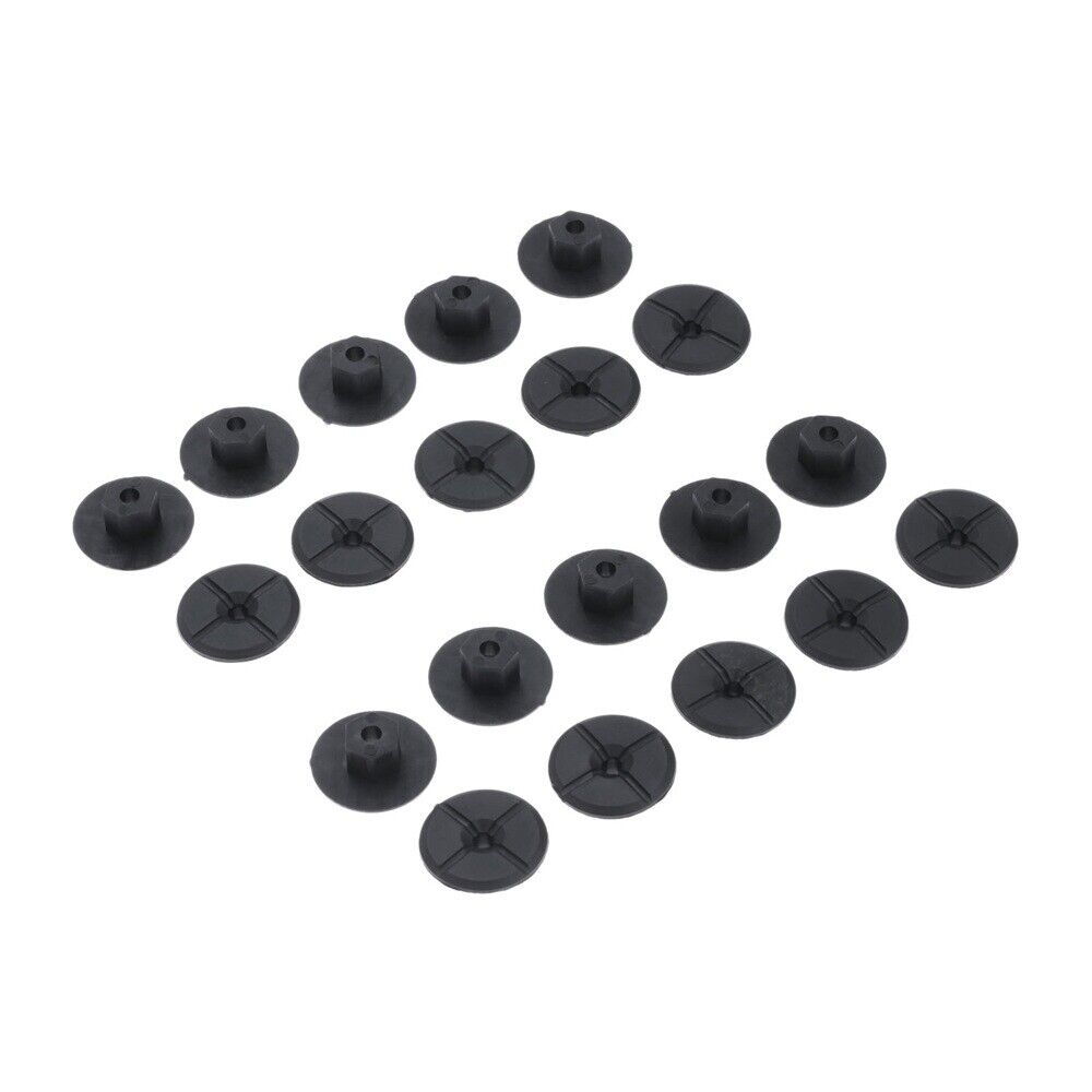 10Pcs Auto Car Clips UNTHREADED Nuts Fasteners Screws Fit for Mercedes Plastic