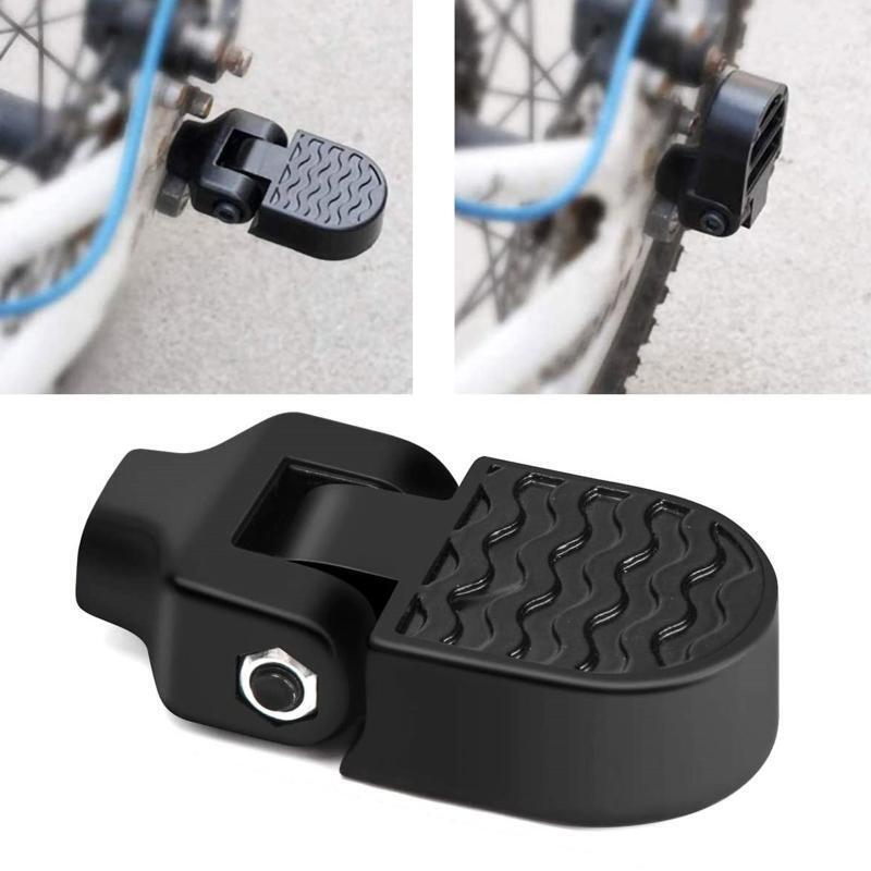 Bicycle Rear Pedals,Footrest Folding Rear Seat Footrest Pedals for Road MTB Bike