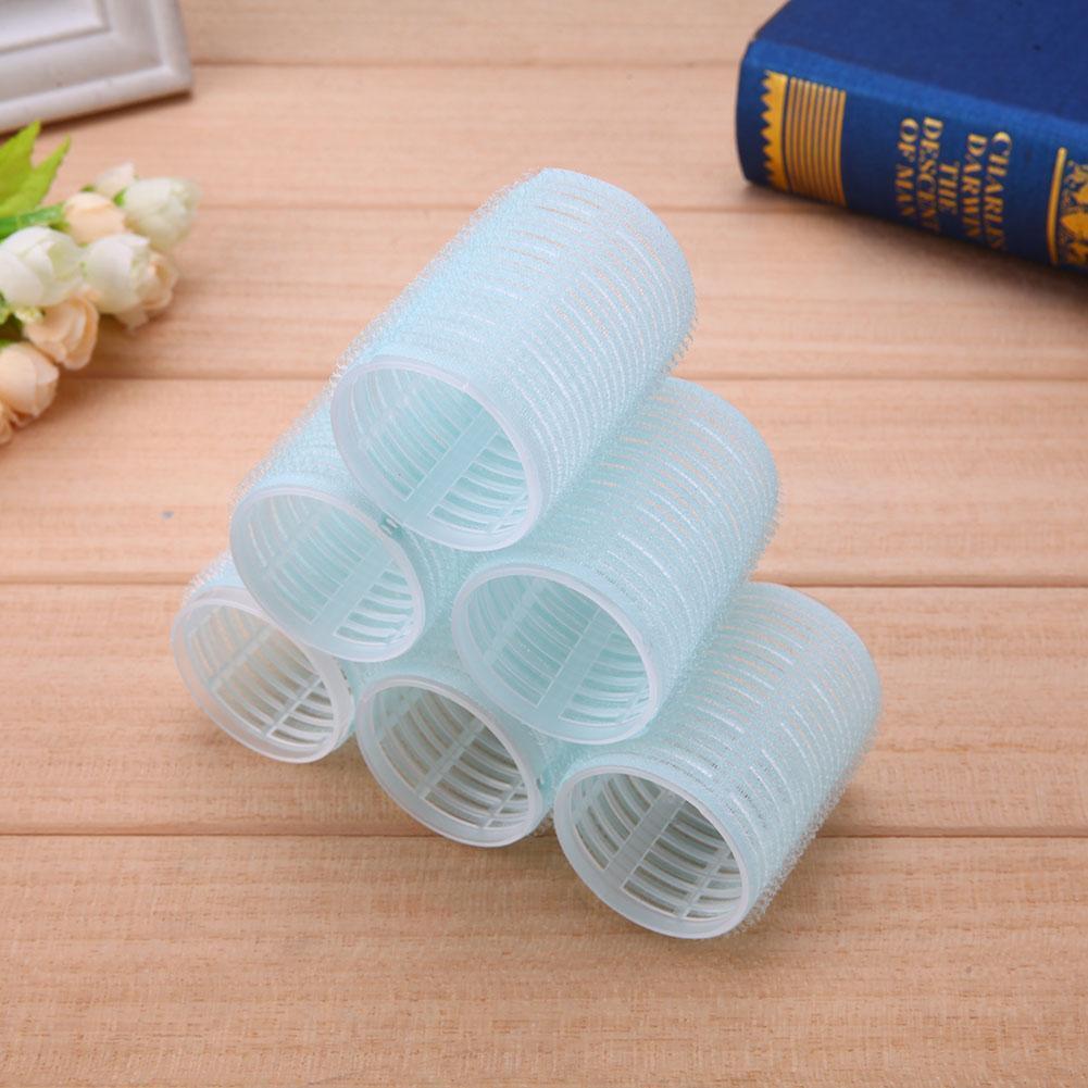 6pcs Hair Roll Magic Hairdressing DIY Big Waves Curling(Random Color)
