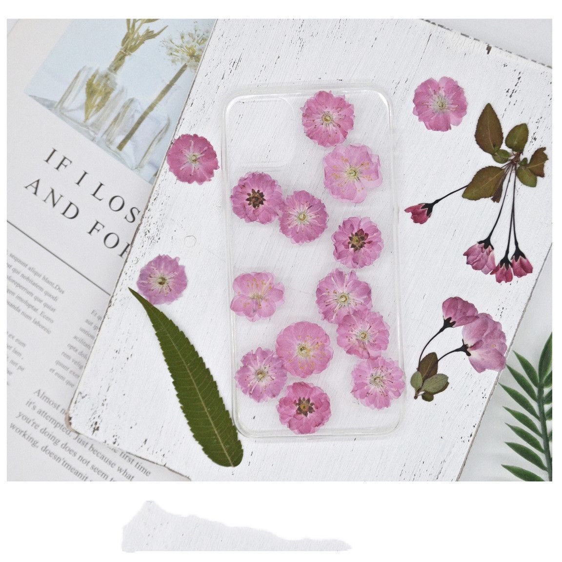 Decoration Jewelry Making DIY Pressed Flowers Crafts Sakura Real Dried Flowers
