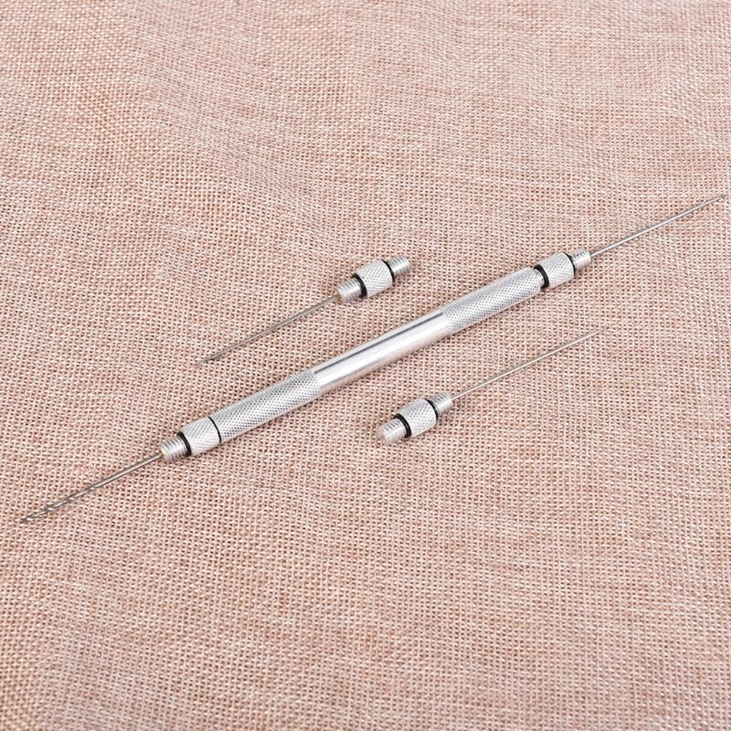 5Pcs Metal Baiting Needle Set Fishing Terminal Tackle Fishing Baiting Tool Pins
