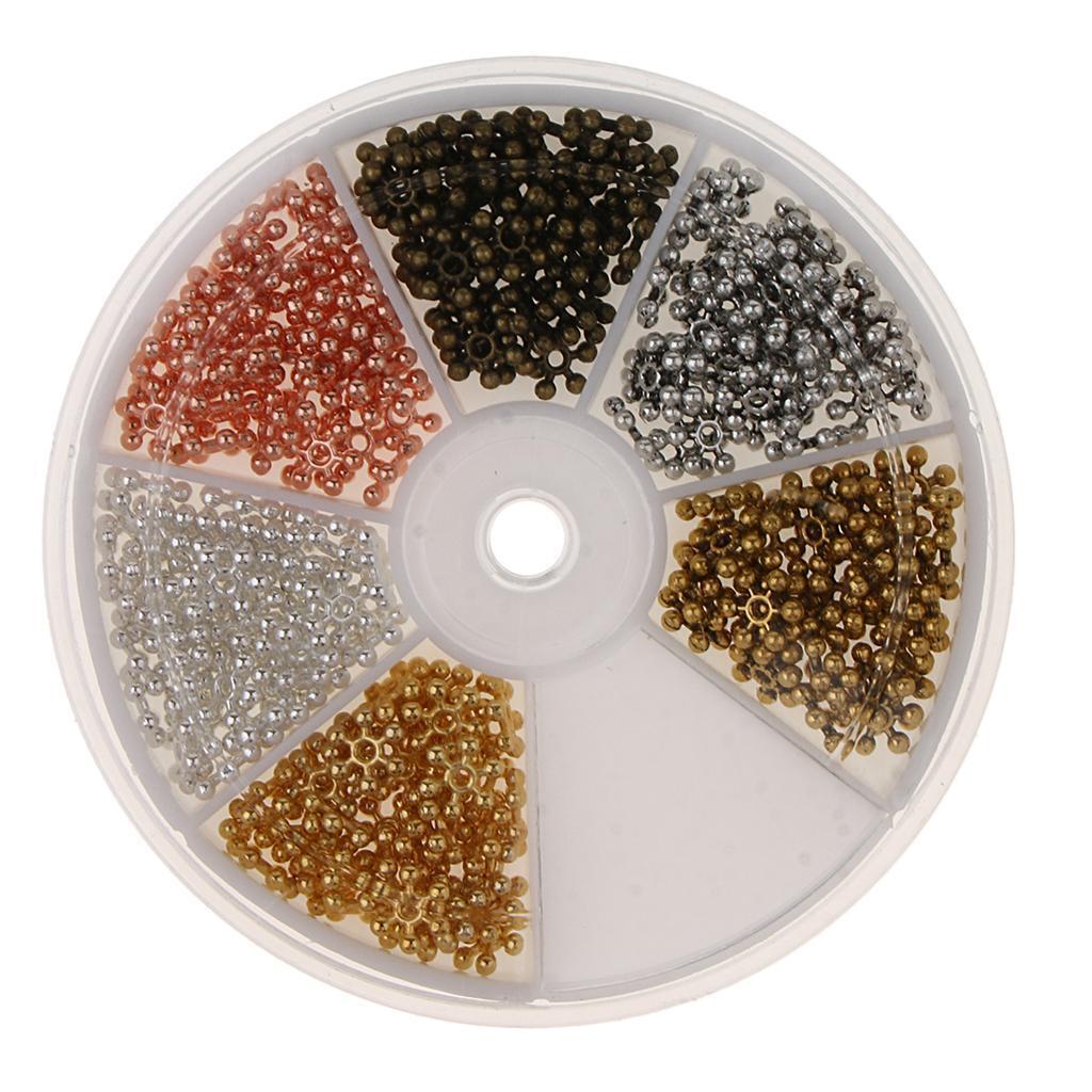 264pcs Snowflake Flower Charms Loose Beads for DIY Craft Jewelry Making