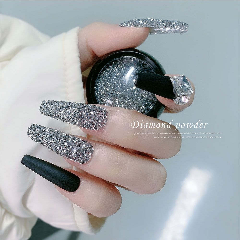 New Fashion Highlight Crystal Strobe Reflective Nail Diamonds Buddy
