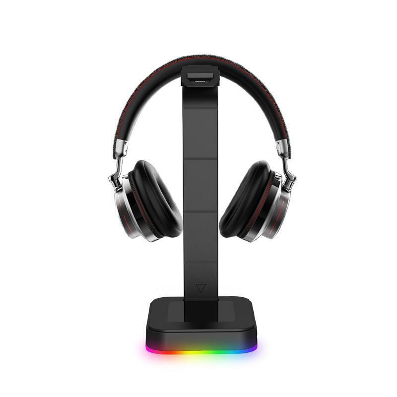 4 in1 RGB Headphone Holder Support Rgb Colorful Colors Perfect Desktop Accessory