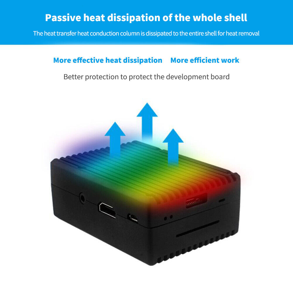Passive Cooling Shell Case for Raspberry Pi 3B/3B+ Heat Dissipation Cover