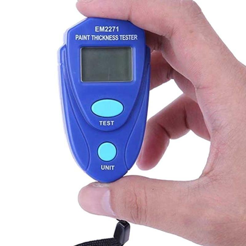 Digital Painting Thickness Meter Mini LCD Car Coating Thickness Gauge Portable