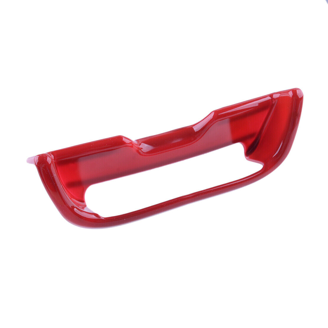 Red Central Console Armrest Box Switch Cover Trim Fit For Dodge Charger 2011-20
