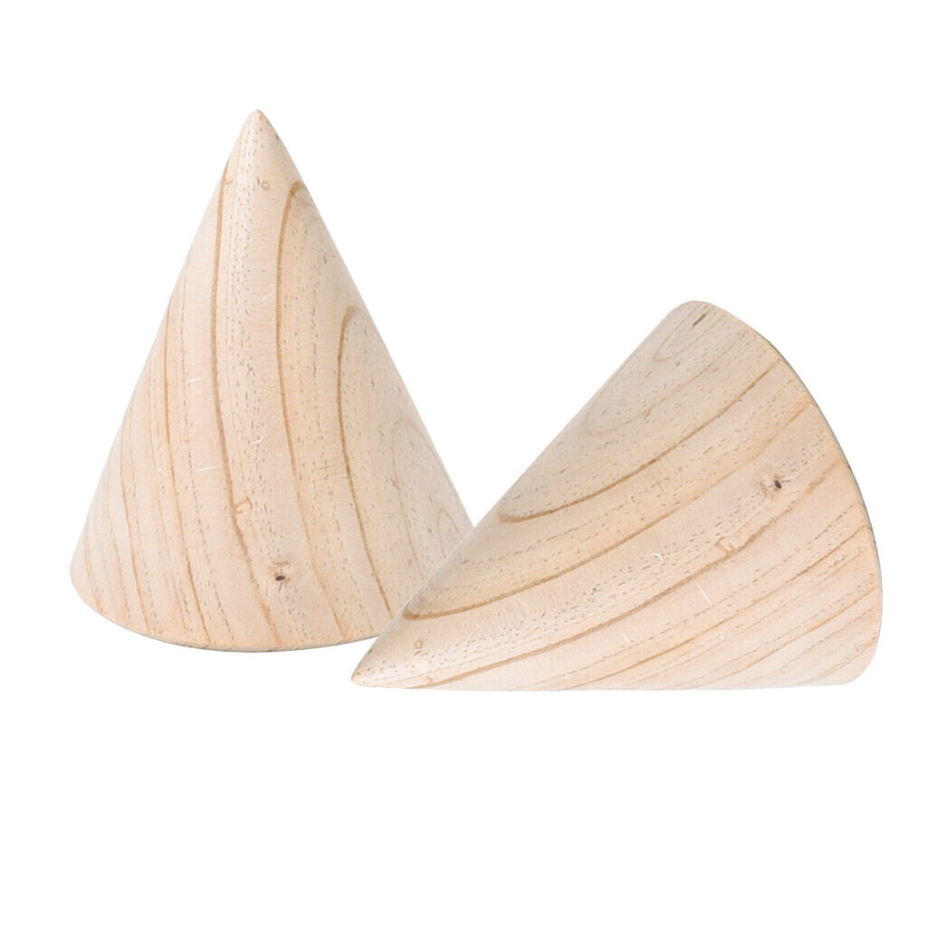 2 Pieces  Cone Shape Bracelets Jewelry Display Stand,