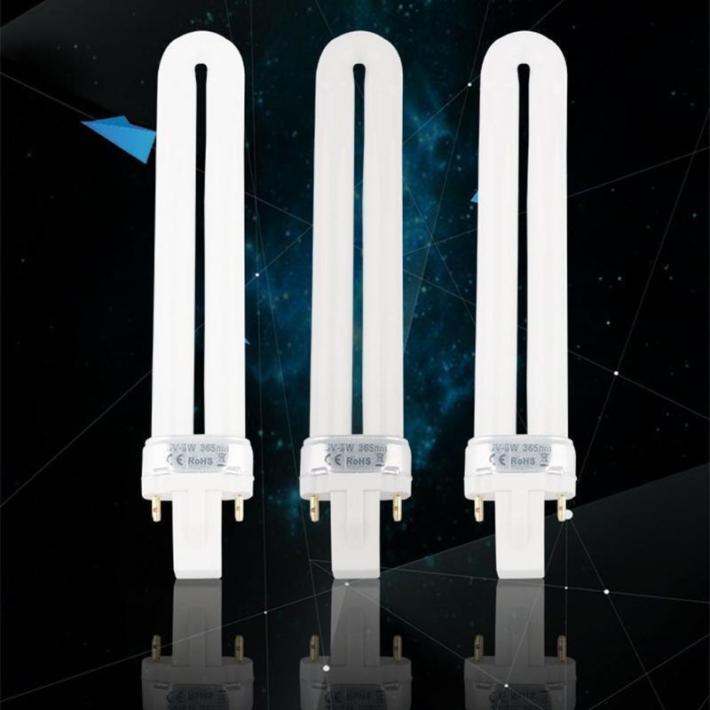 9W Nail Dryer UV Lamp Tube Light Bulbs Gel Nails Art Gel Dryer Replacement