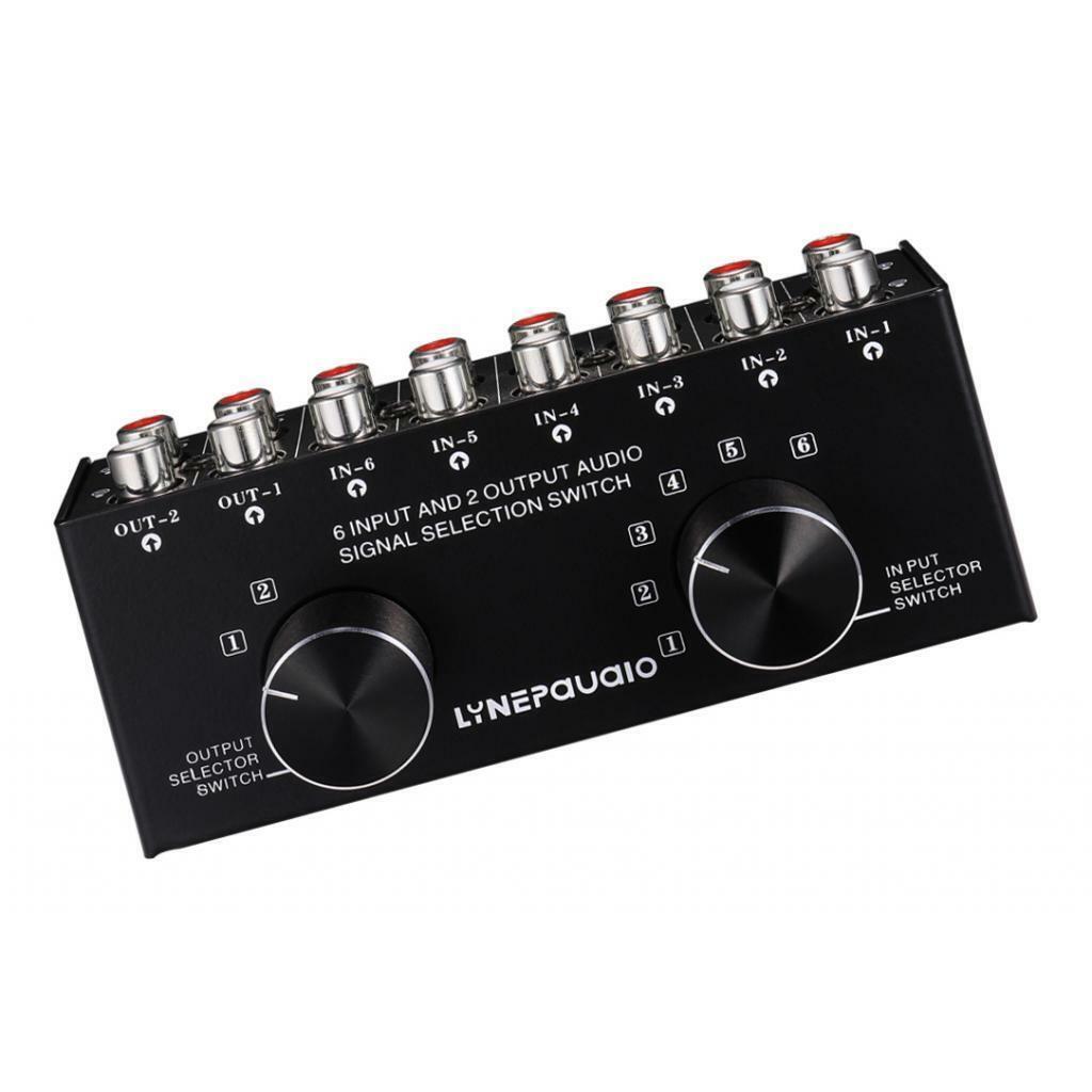 Port Input 6 Output Video  AV   Switch Switcher Selector Box