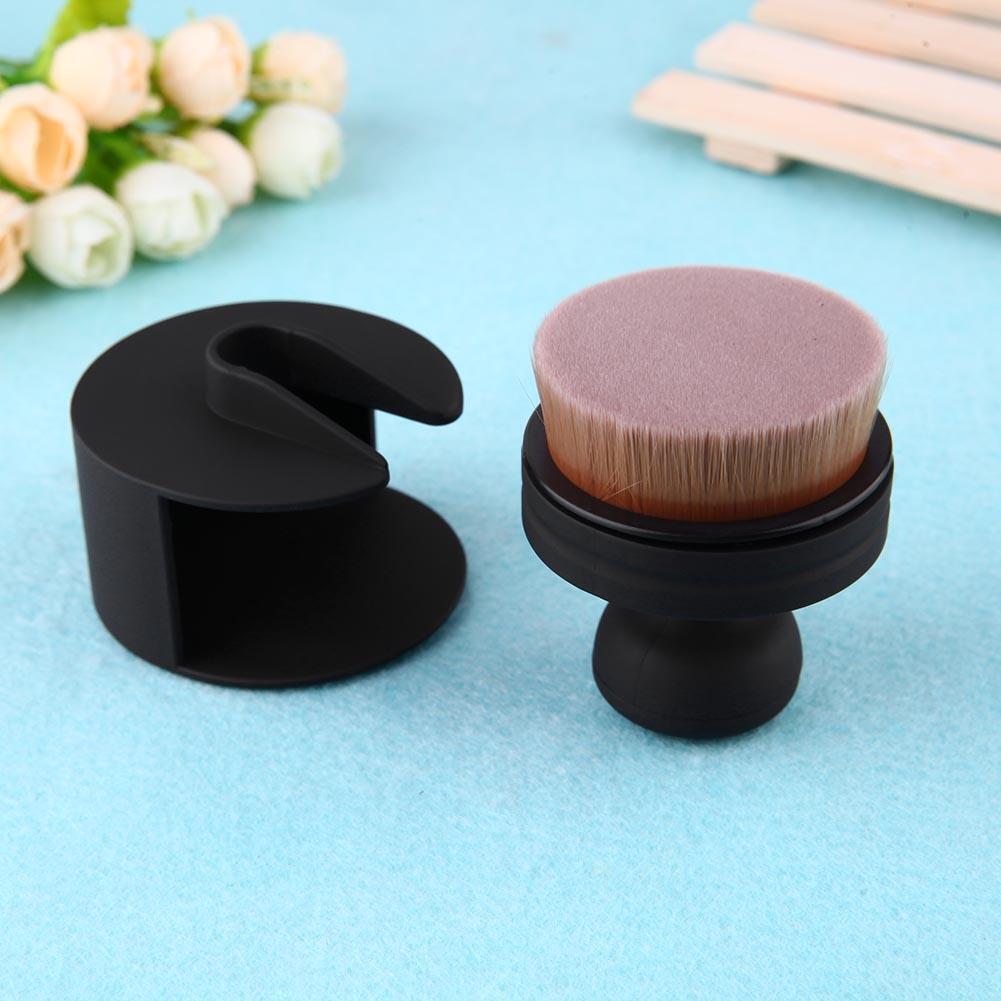 Matt Makeup Brush O-Shape Signet-Shape Portable Makeup Beauty Tool Brush