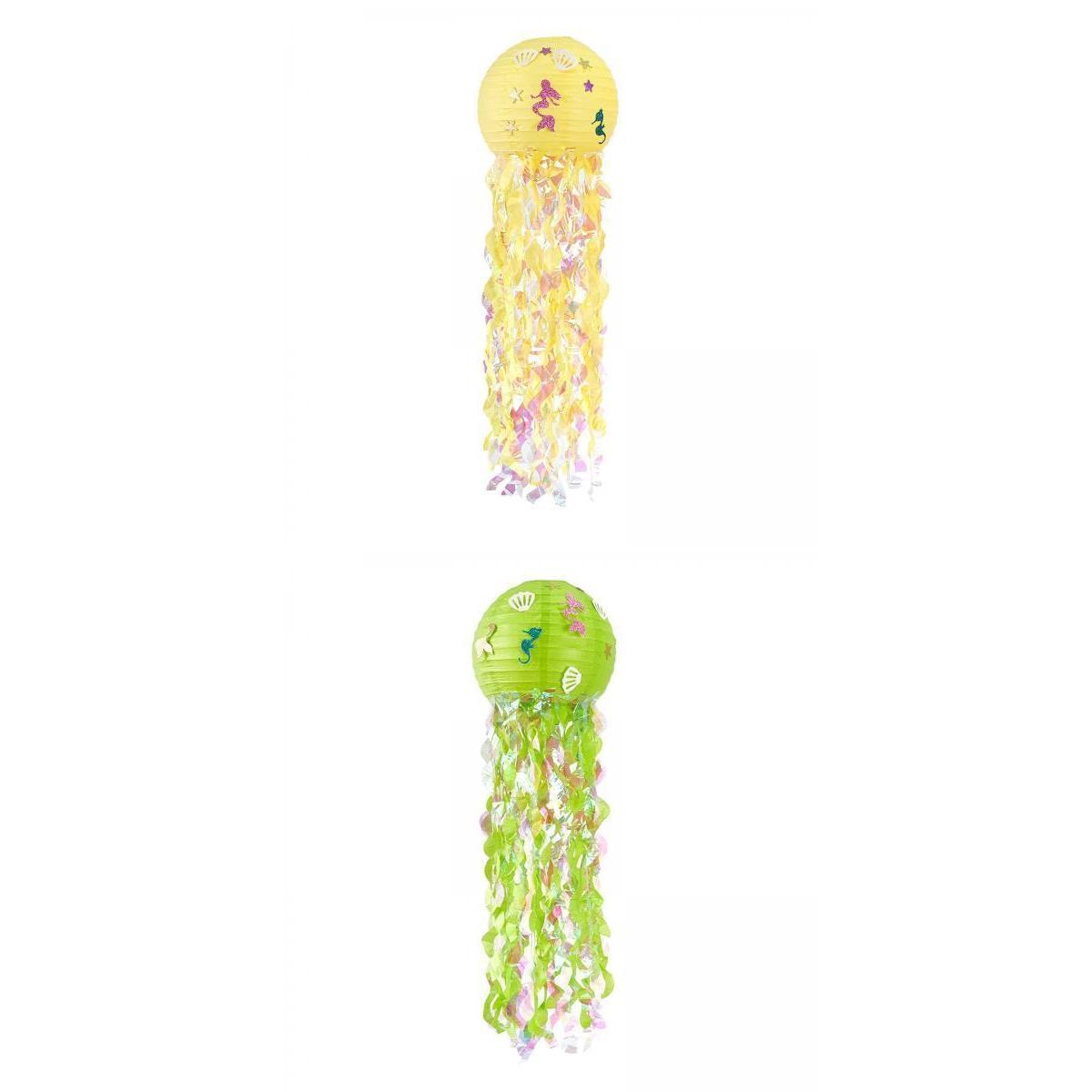 2 Piece Mermaid Party Jellyfish Mermaid Lamp DIY Party Decoration