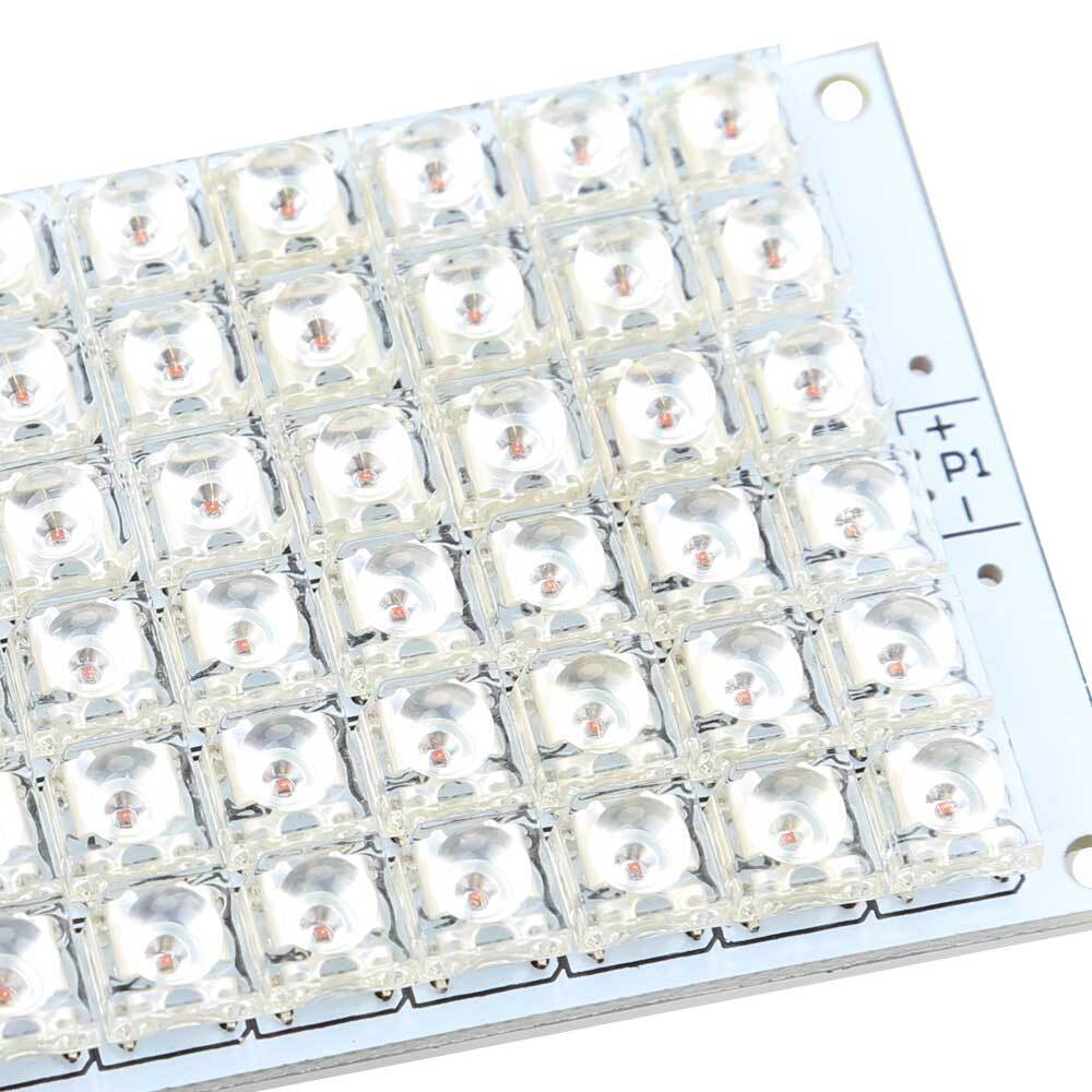 Super Bright Red Light 12V 48 Piranha LED Energy Saving Panel Light Board