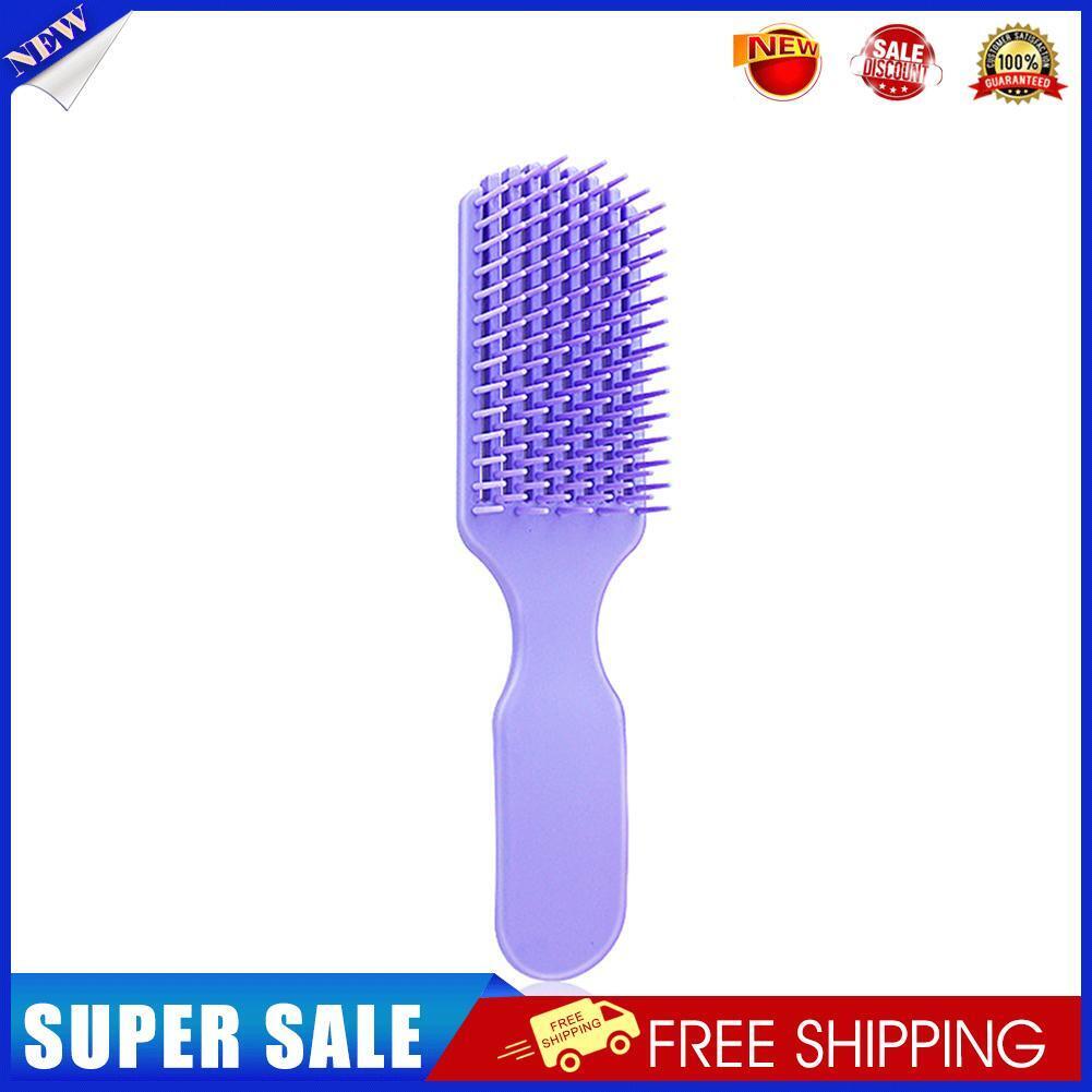 Nine Claw Comb Scalp Massage Brush Anti-static Hair Styling Comb (Violet)