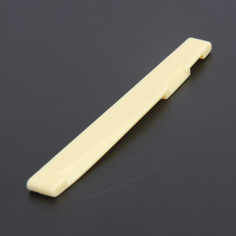 6-String Guitar Bridge Pins Saddle Nut Acoustic Cattle (Yellow)