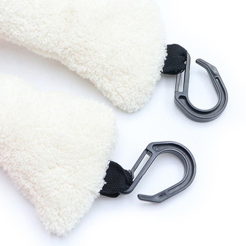 29cm Hand Sewing Duck Tissue Holder w/ Easy Hanging Hook Elastic Band for Office