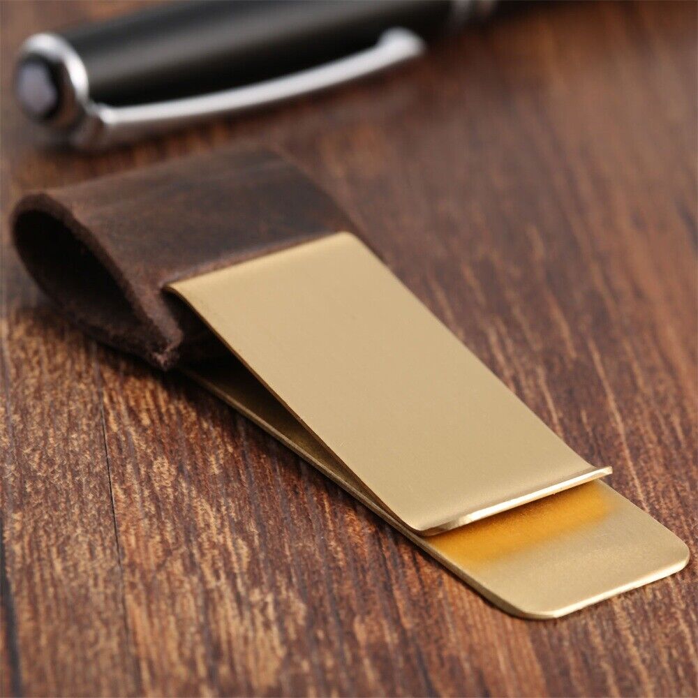 Brown Convenient Pen Holder Organizer For Notepad Passport Notebook Diary Memo