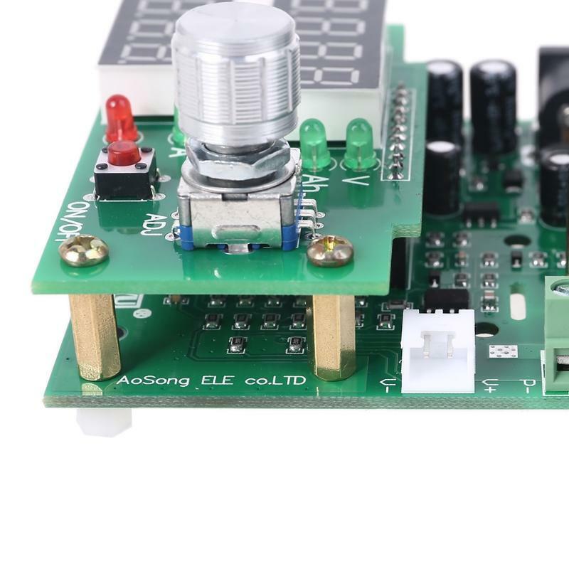 Upgraded 110W 9.99A 30V Constant Current Electronic Load Battery Capacity Tester