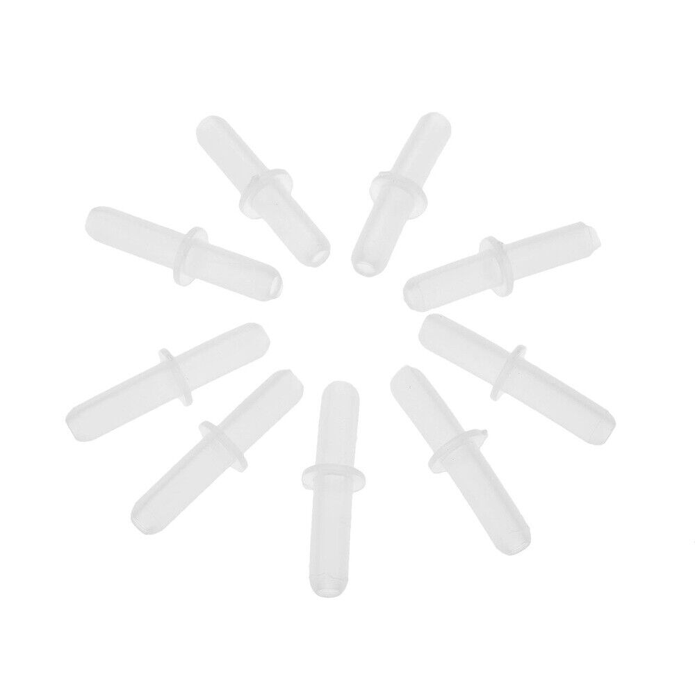 100XStraight Plastic Air Line Tubing Joint Connectors Aquarium Fish Tank 2-Way