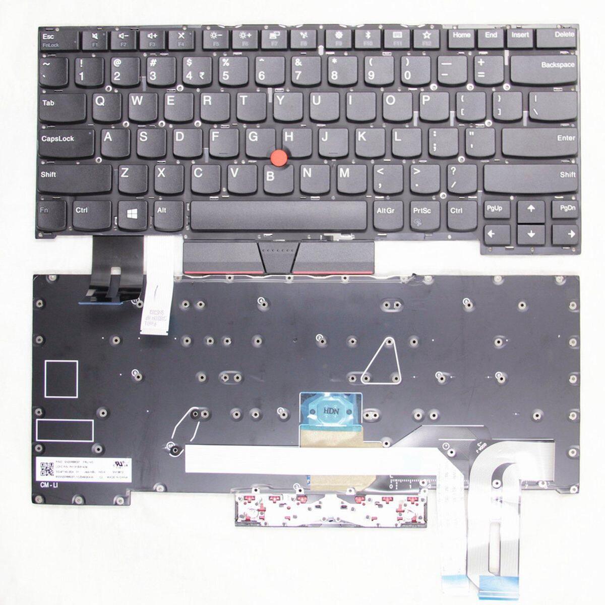 Replacement Keyboard US Layout for  T490S & T495S SN20R66006 Parts