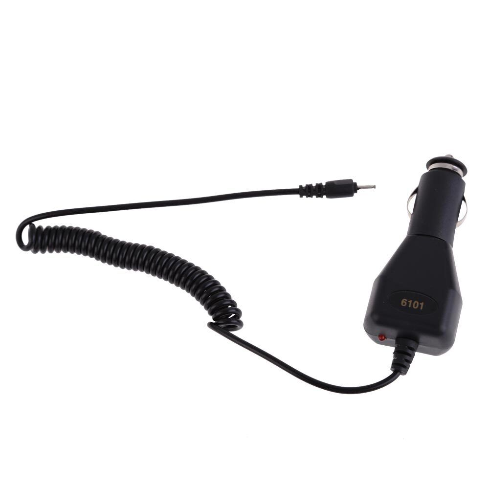 Black 12V 1.5A Car Charger Travel Adapter for Cell Mobile Phone