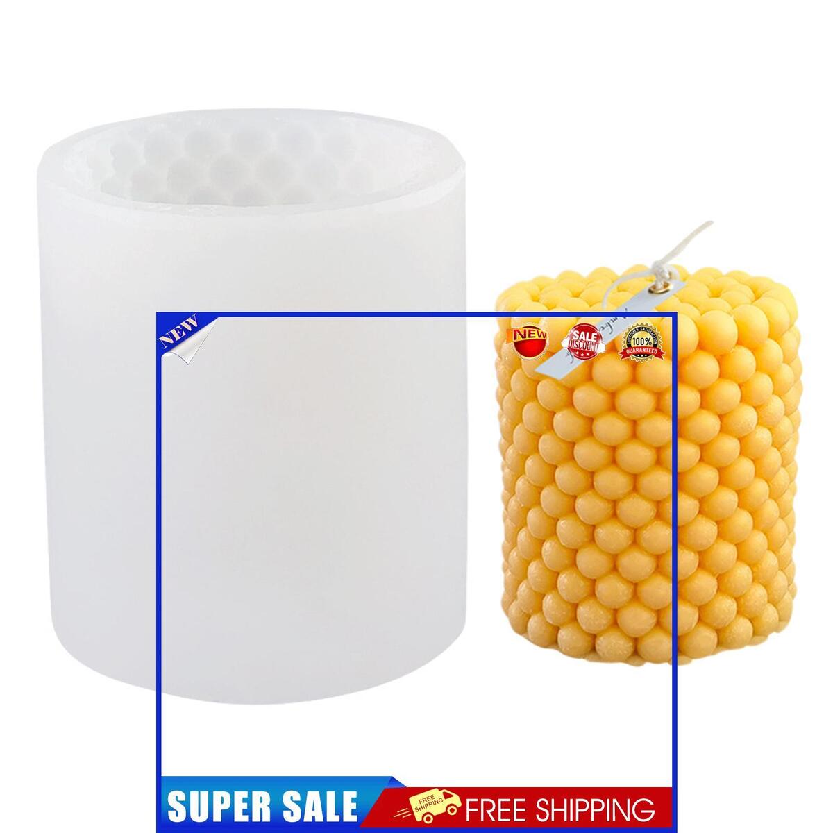 Silicone Mold - DIY Scented Soap Candle Mould - Cylinder (B Short LZ-204)