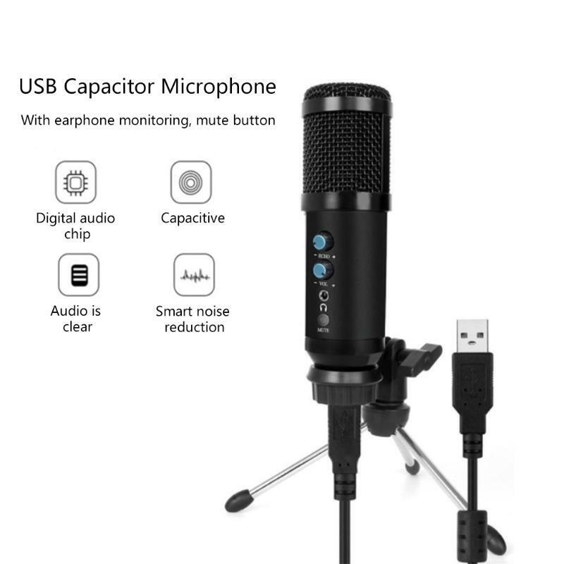 USB Computer Microphone for Podcast Gaming Streaming Recording 5 Pieces Pack