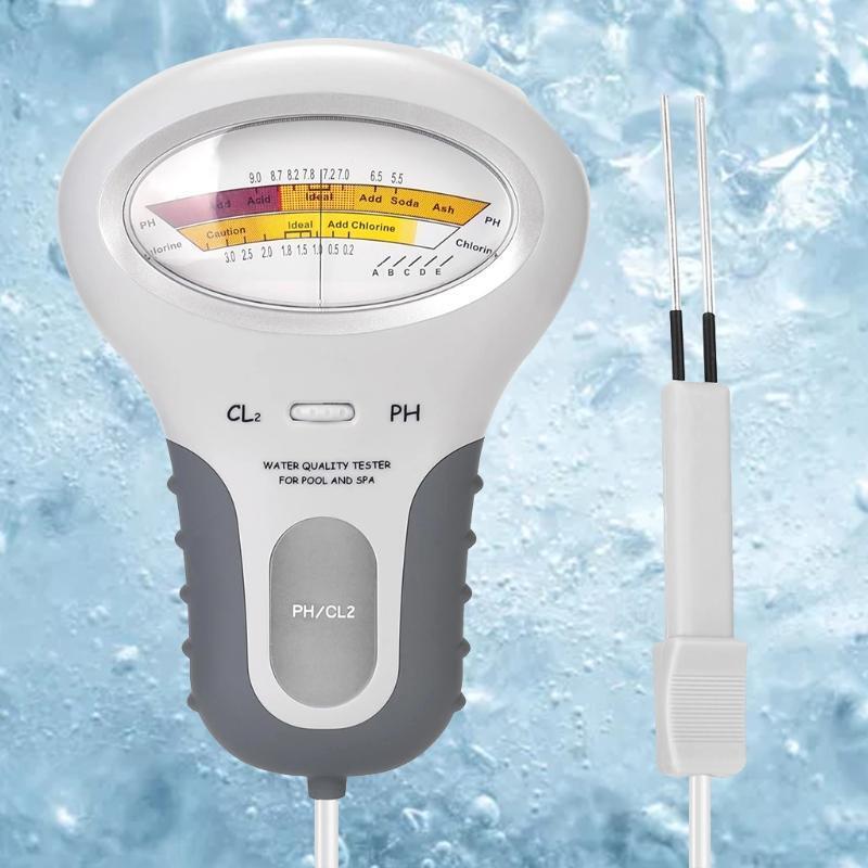 Relaxing Chlorine Meter PH Tester 2 In 1 PH & Chlorine Tester Water Quality Test