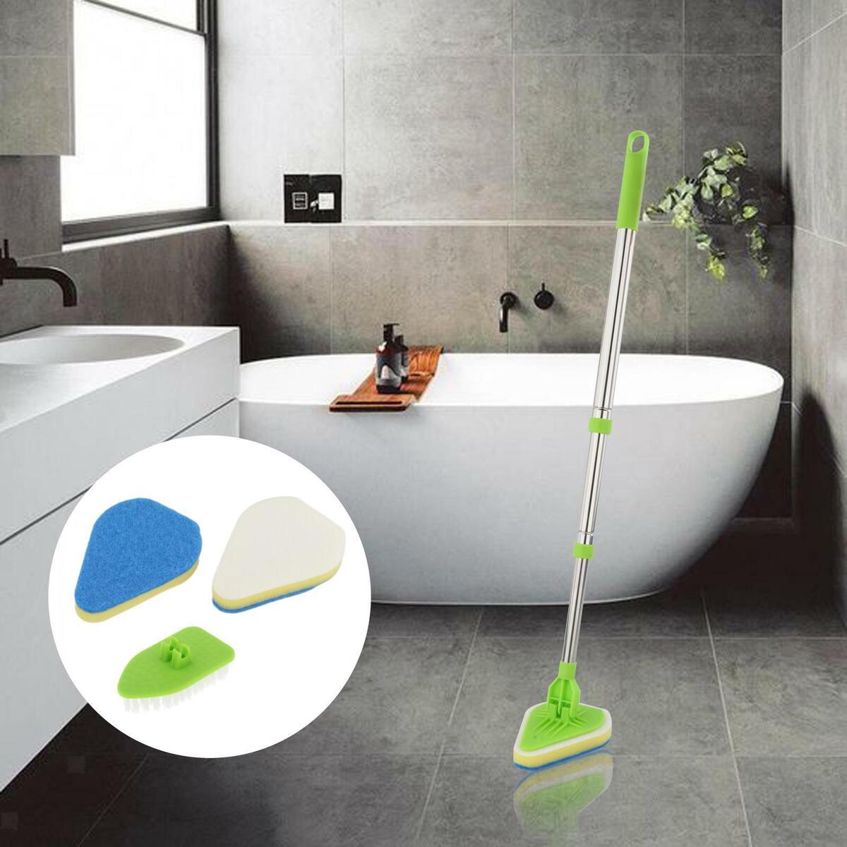 Scrub Cleaning Brush 180? Rotating  Brush Scrubber Stiff Bristles Scrub