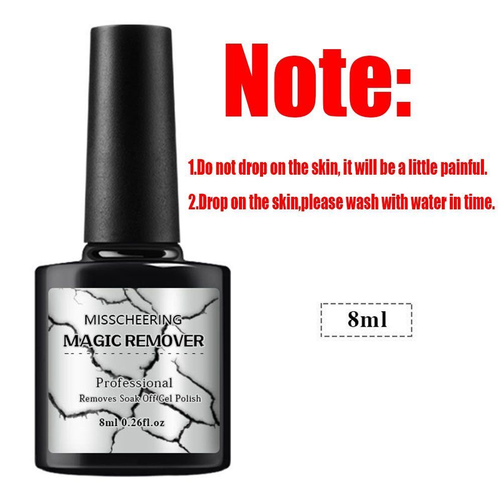 Art Soak off  No Harm Acrylic UV Gel Burst Nail Gel Magic Remover Nail Polish