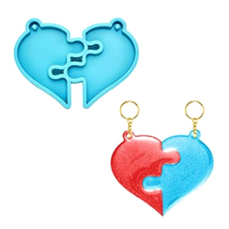 5 Pieces Silicone Pendant Moulds Silicone Clay Molds Silicone Chocolate Moulds