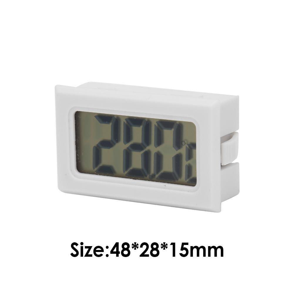 Fridge LCD Digital Thermometer Freezer Temperature Sensor Meter (White)