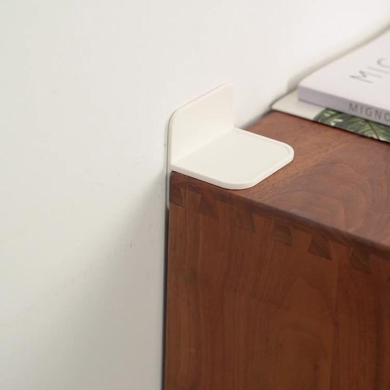 Cabinet Anti-drop Fixed Holder 2Pcs Self Adhesive Drawer Cabinet Protection