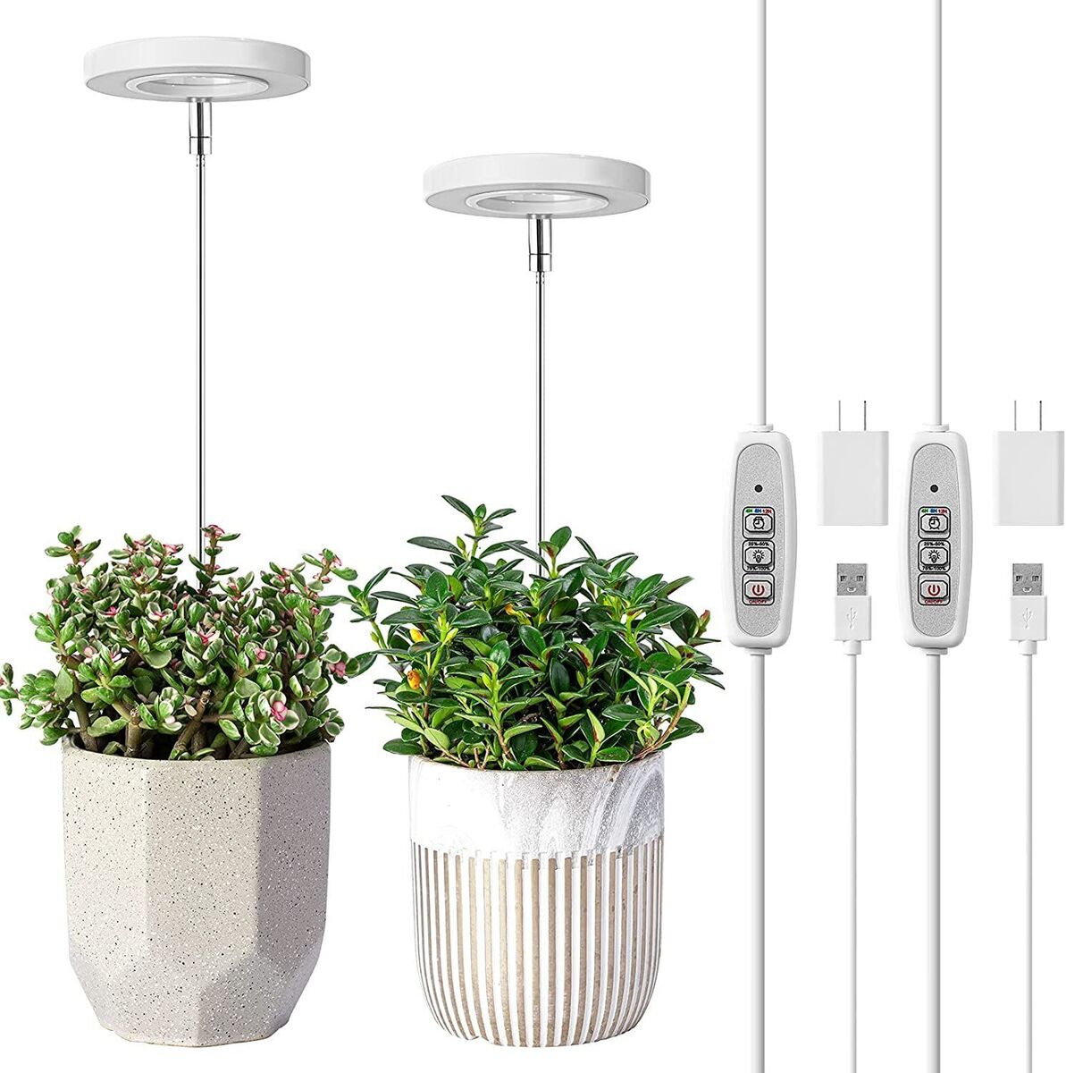 Adjustable Auto On/Off Indoor Plants Grow Light Growing Lamp LED Plant Light