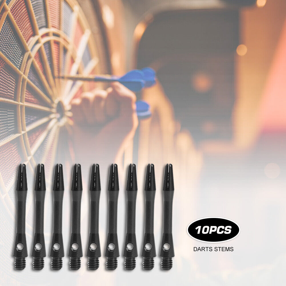 10pcs Darts Stems Aluminum Alloy Darts Poles Rods Shafts Harrows (35mm)