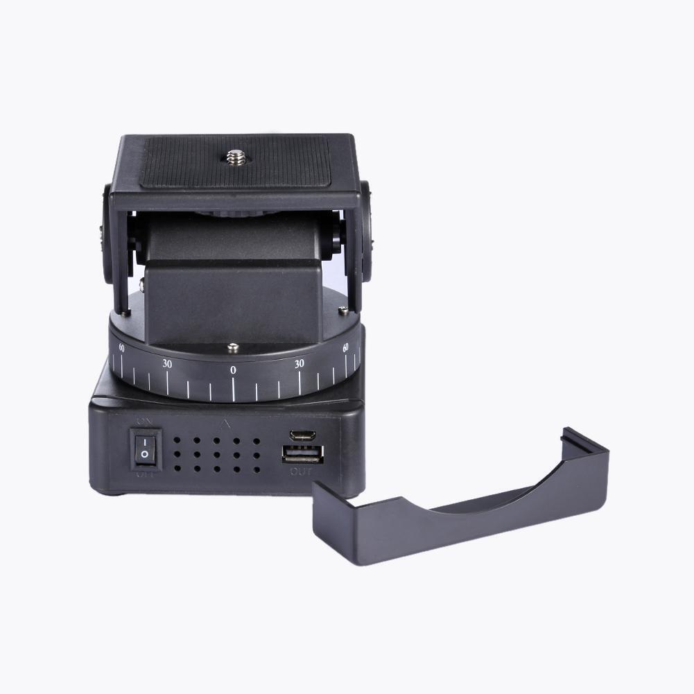 YT-260 Motorized Pan Tilt Tripod Head with Remote Control for Camera Phone