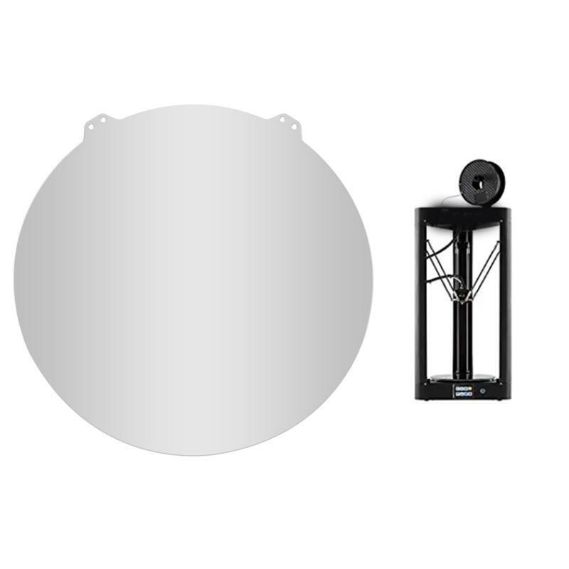 Round Spring Steel Build Plate Pei Sheet Plate 265mm/10inch Diameter White