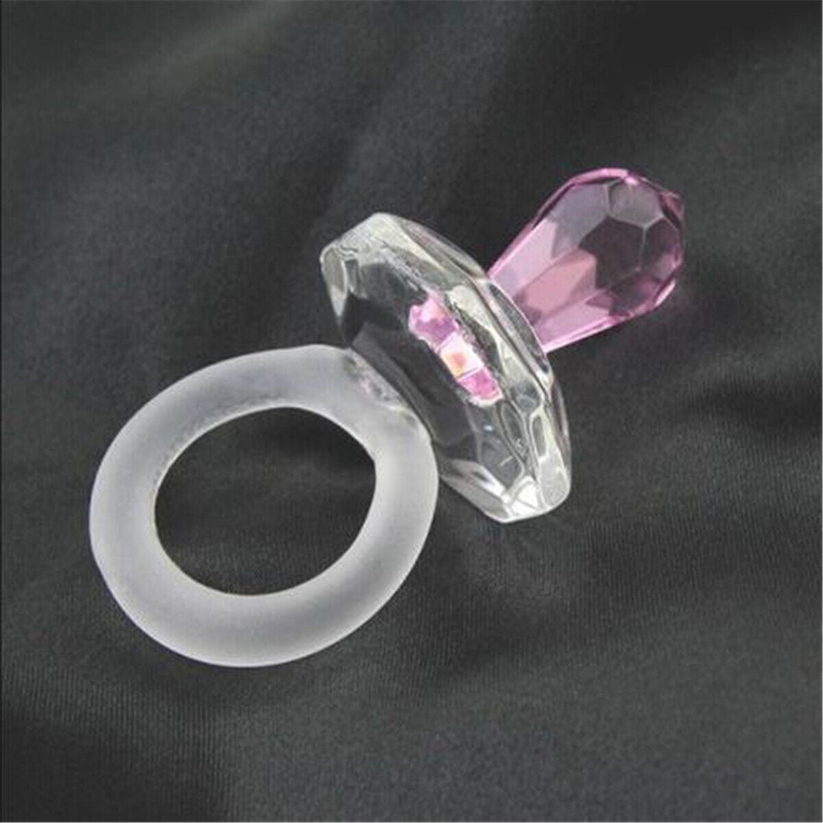 Crystal Pacifier Girl Boy Baby Shower Christening Wedding Party Favor Gift Dummy