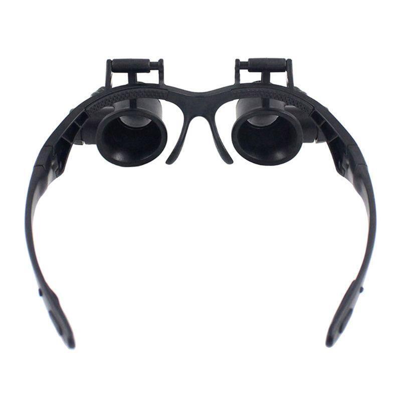 Bracket Headband Magnifying Glass With 2 LED Lights And 6 Interchangeable Lens