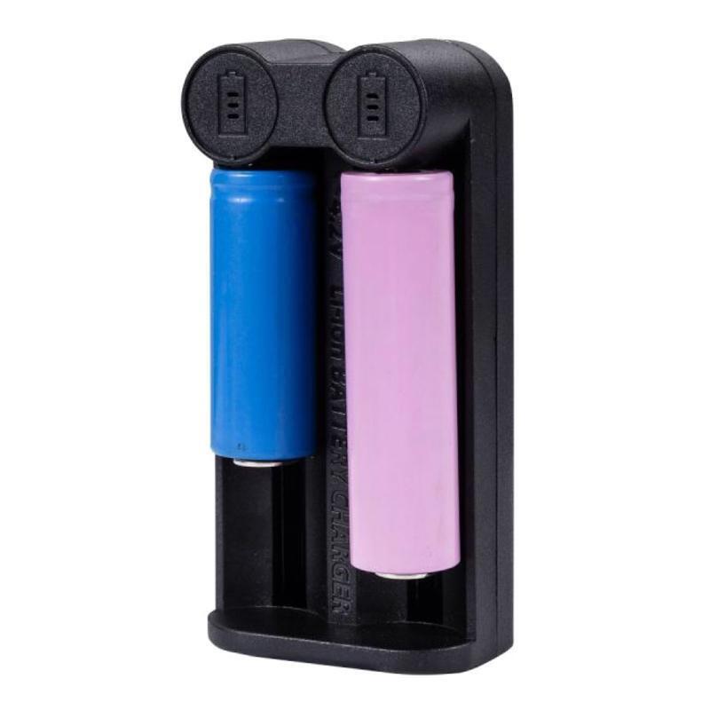 Li-ion Rechargeable Battery Charger for 18650 16340 26650 Dual Slots Charger