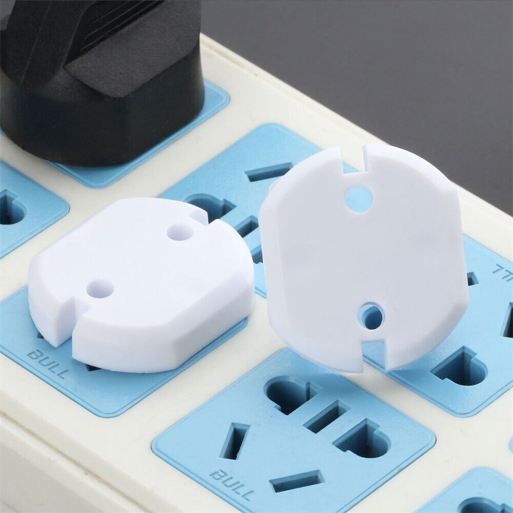 Baby Toddler Safety Protector Anti Electric EU Wall Plug Socket Covers Cap 10Pcs