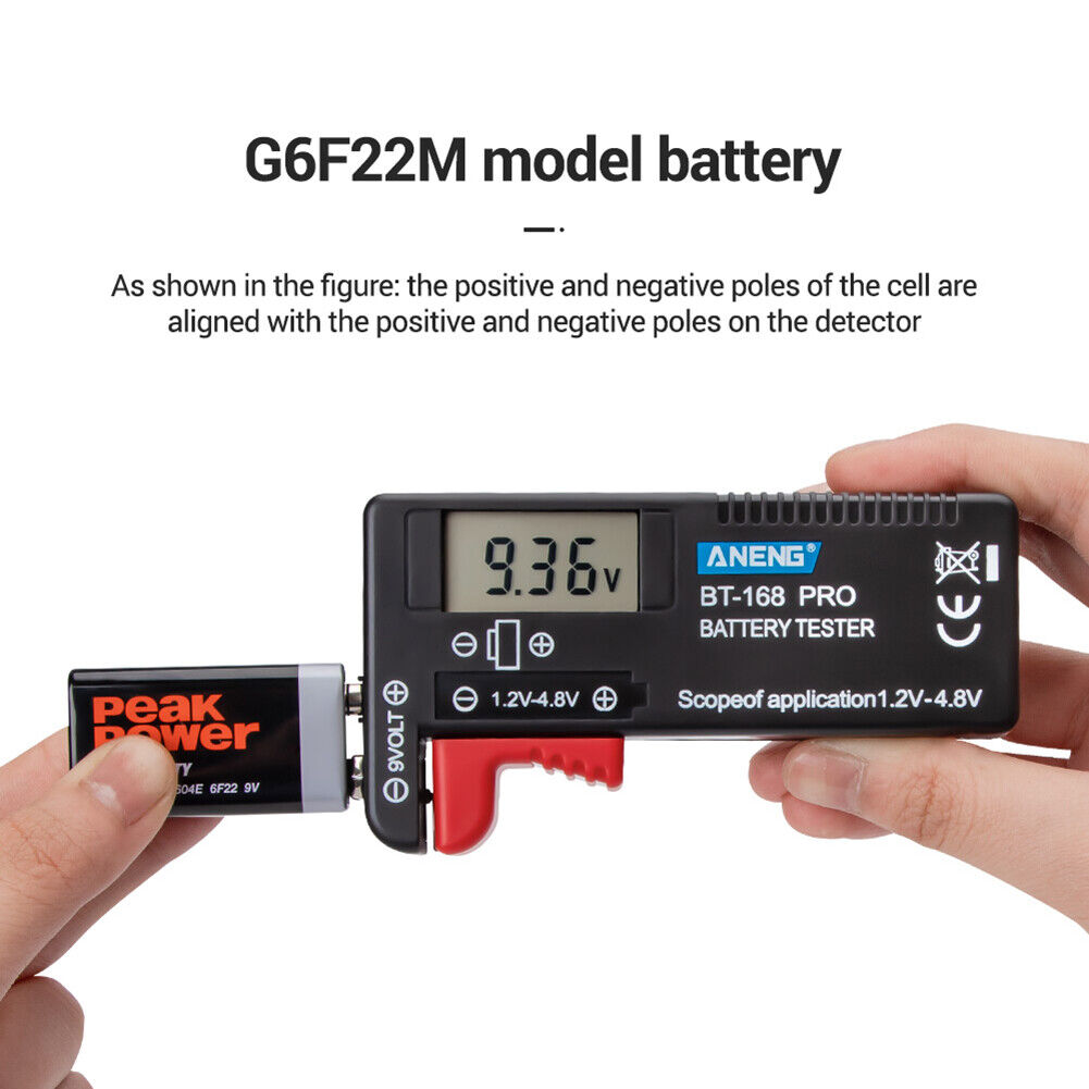 ANENG BT-168 PRO Digital Battery Tester Battery Capacitance Diagnostic Tool