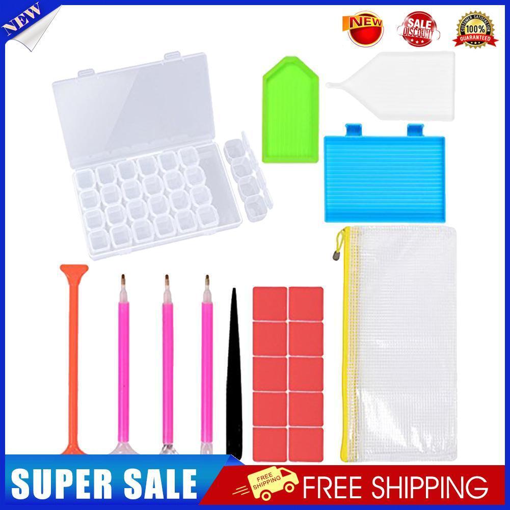 20pcs DIY Diamond Painting Point Drill Pens Cross Stitch Embroidery Toolkit