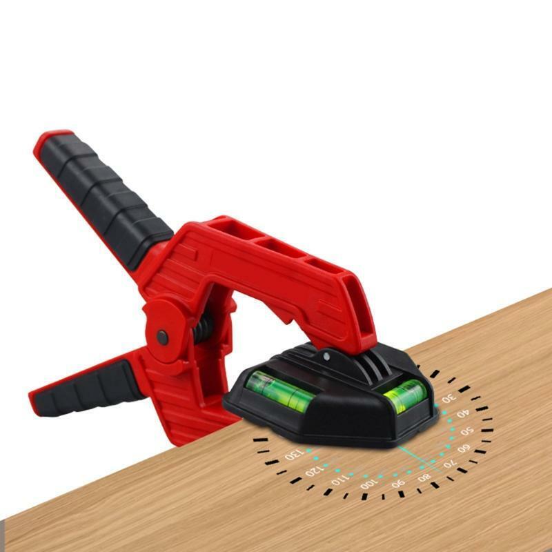 Heavy Duty Spring Clamps w/ Spirit Levels 3'' Strong Spring Clip for Woodworking