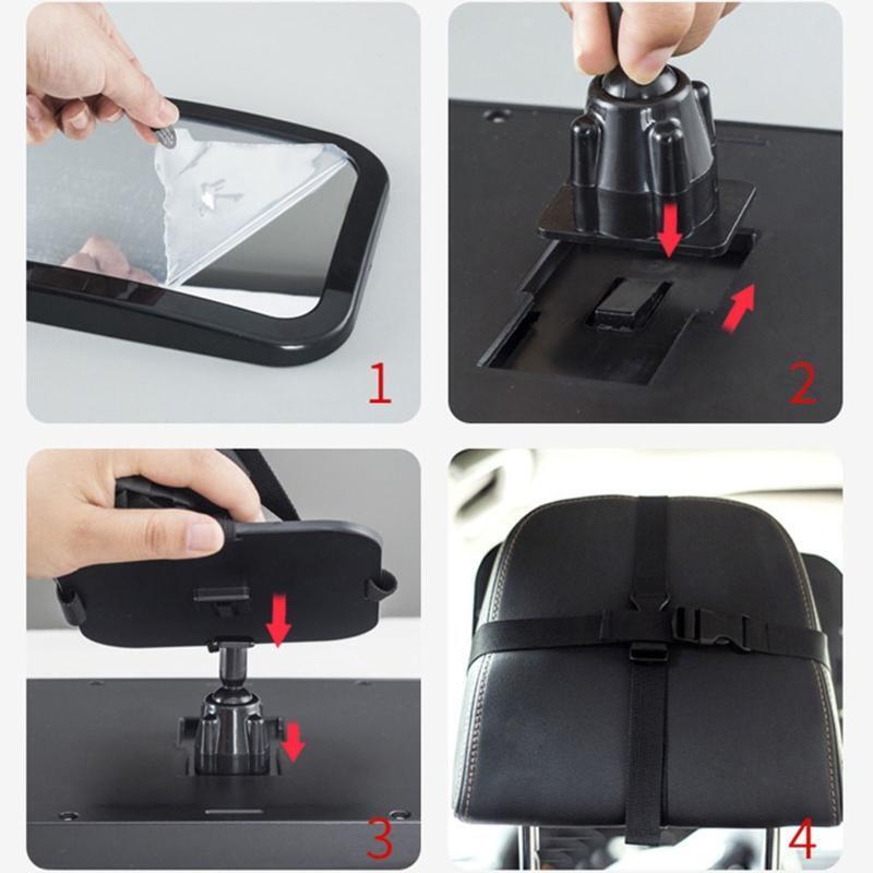 360° Rotation Car Baby Seat Inside Mirror Safety Rearview Mirror Child Care Part